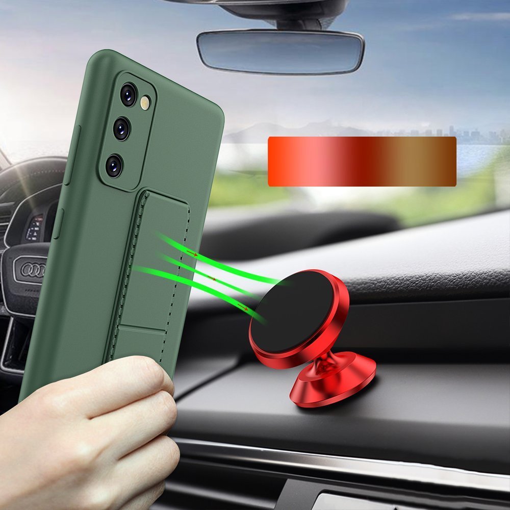 Pokrowiec silikonowy Wozinsky Kickstand Case żółty Samsung Galaxy S20 FE 5G / 3 Pokrowiec silikonowy Wozinsky Kickstand Case żółty Samsung Galaxy S20 FE 5G / 3