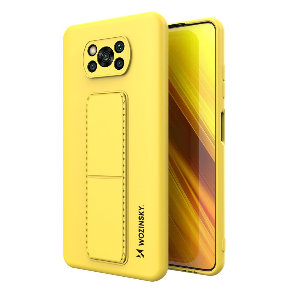 Pokrowiec silikonowy Wozinsky Kickstand Case ��ty Xiaomi POCO X3 Pro