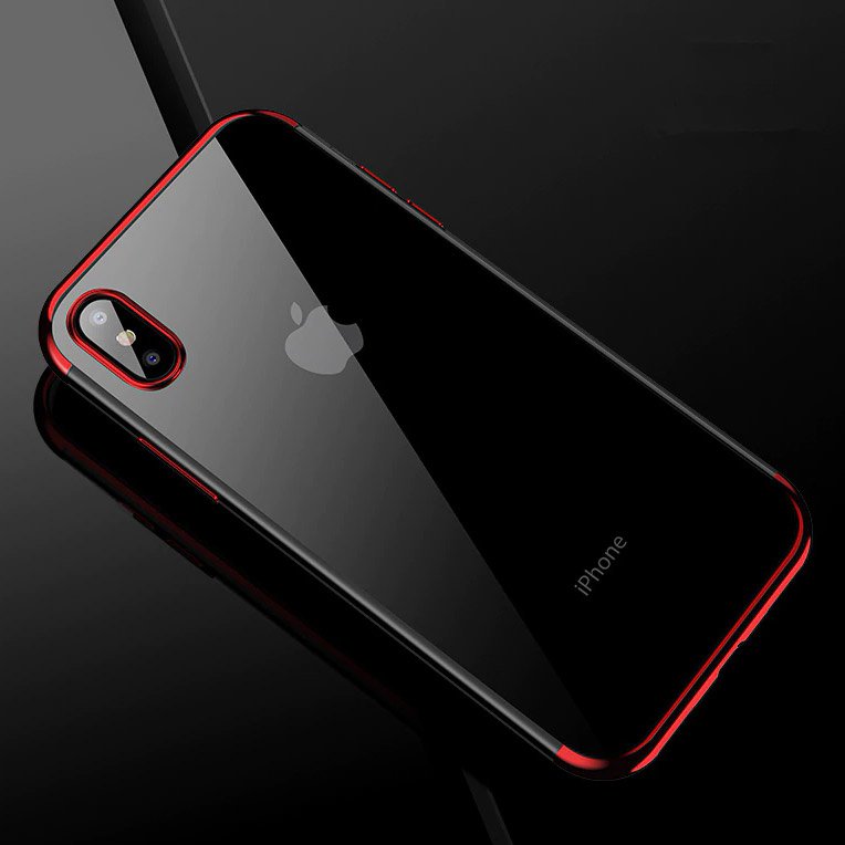 Pokrowiec silikonowy z ramką Electro czarny Apple iPhone XS / 11 Pokrowiec silikonowy z ramką Electro czarny Apple iPhone XS / 11