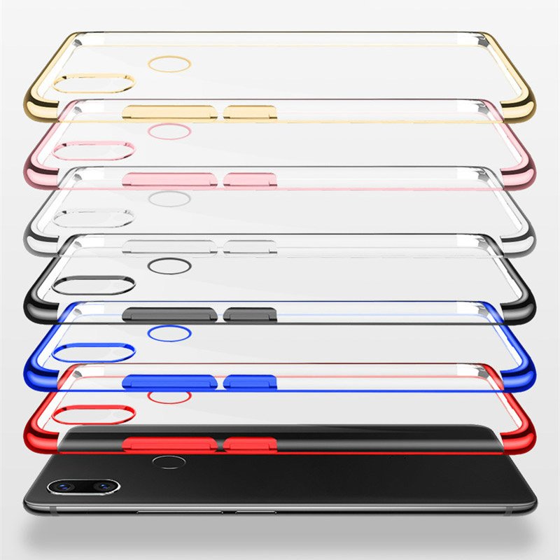 Pokrowiec silikonowy z ramką Electro czarny Huawei Honor Y9s / 6 Pokrowiec silikonowy z ramką Electro czarny Huawei Honor Y9s / 6