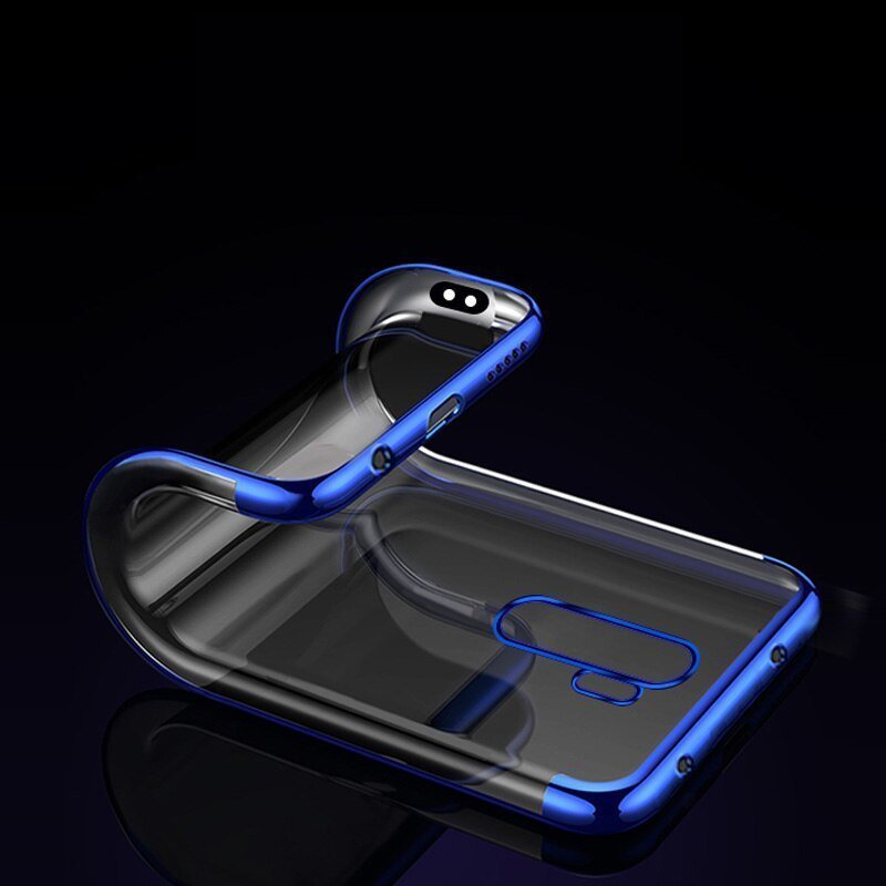 Pokrowiec silikonowy z ramk Electro czarny Motorola Moto G9 Play / 3