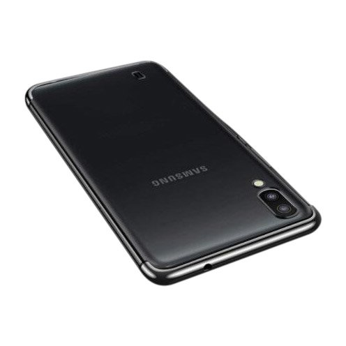 Pokrowiec silikonowy z ramk Electro czarny Samsung Galaxy A10