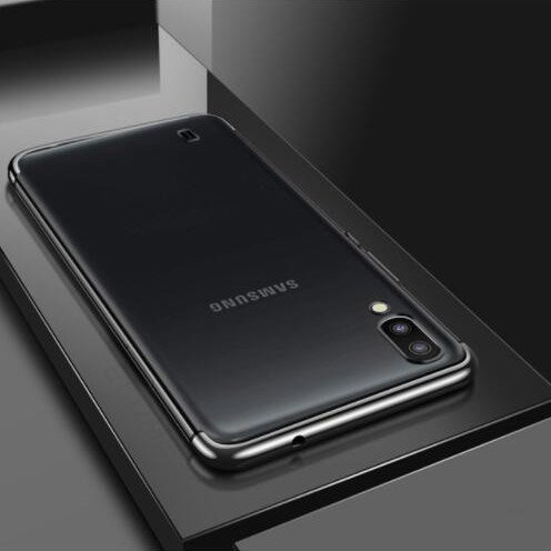 Pokrowiec silikonowy z ramk Electro czarny Samsung Galaxy A10 / 2