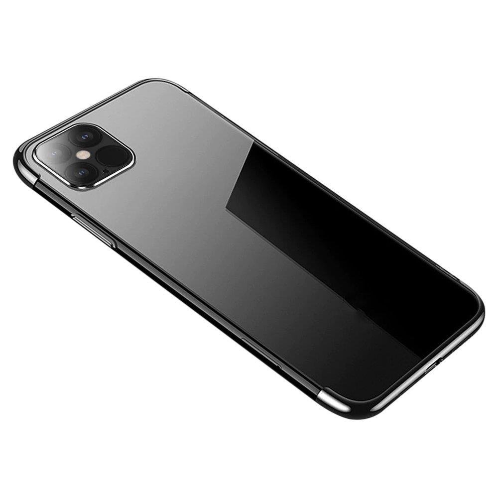 Pokrowiec silikonowy z ramk Electro czarny Samsung Galaxy A11