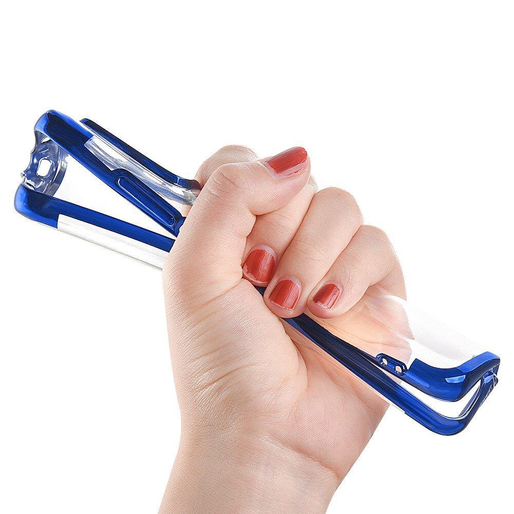 Pokrowiec silikonowy z ramką Electro czarny Xiaomi POCO F3 / 10 Pokrowiec silikonowy z ramką Electro czarny Xiaomi POCO F3 / 10