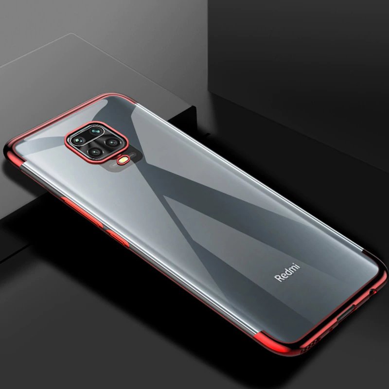 Pokrowiec silikonowy z ramk Electro czarny Xiaomi Redmi 10X 4G / 5