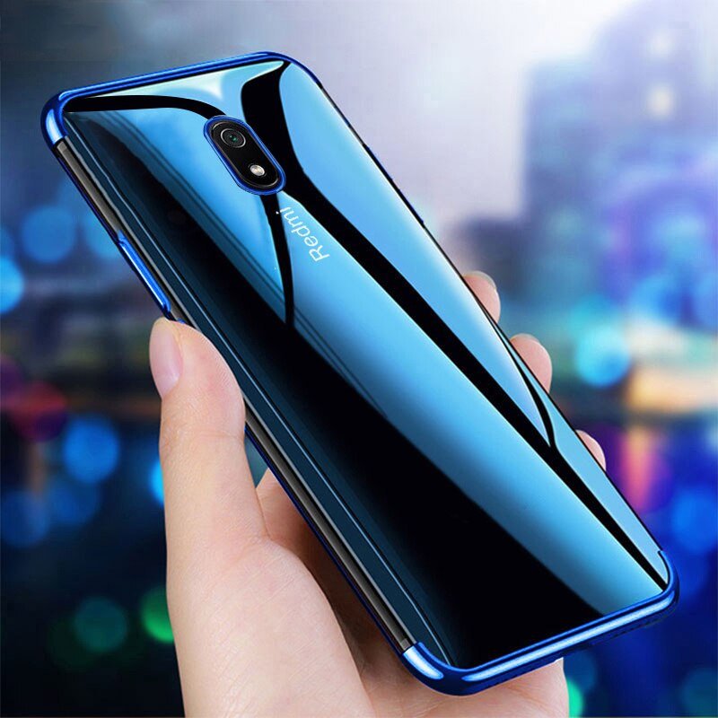 Pokrowiec silikonowy z ramką Electro czarny Xiaomi Redmi 8A / 7 Pokrowiec silikonowy z ramką Electro czarny Xiaomi Redmi 8A / 7