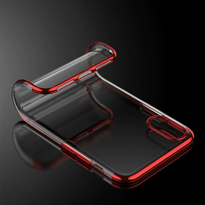 Pokrowiec silikonowy z ramk Electro czarny Xiaomi Redmi Note 7 / 7