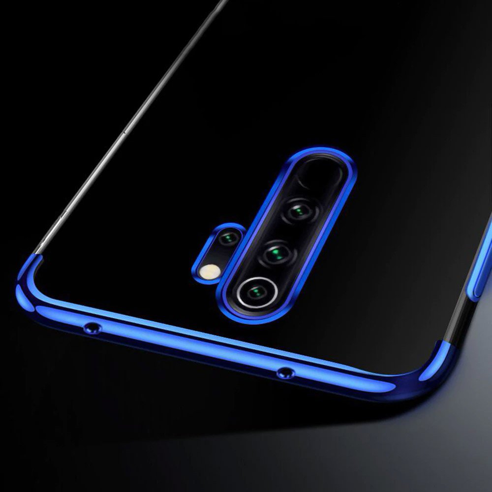 Pokrowiec silikonowy z ramką Electro czarny Xiaomi Redmi Note 8 Pro / 10 Pokrowiec silikonowy z ramką Electro czarny Xiaomi Redmi Note 8 Pro / 10