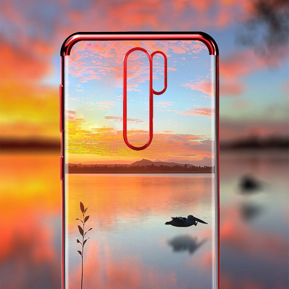 Pokrowiec silikonowy z ramką Electro czarny Xiaomi Redmi Note 8 Pro / 6 Pokrowiec silikonowy z ramką Electro czarny Xiaomi Redmi Note 8 Pro / 6
