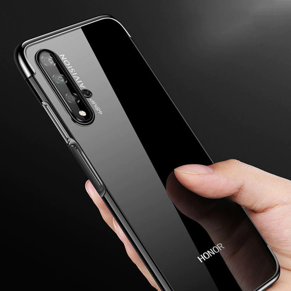 Pokrowiec silikonowy z ramką Electro czerwony Huawei Honor 20 Pro / 12 Pokrowiec silikonowy z ramką Electro czerwony Huawei Honor 20 Pro / 12