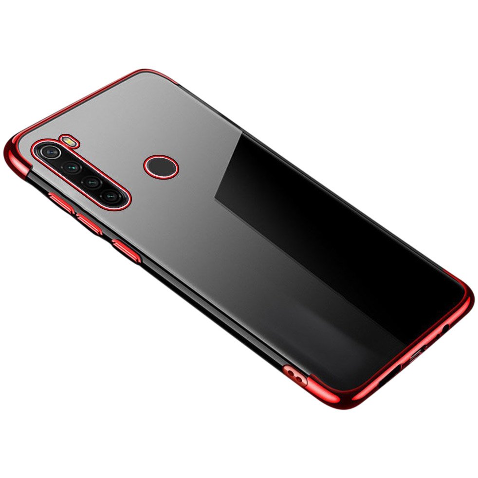 Pokrowiec silikonowy z ramk Electro czerwony Motorola Moto G8 Play