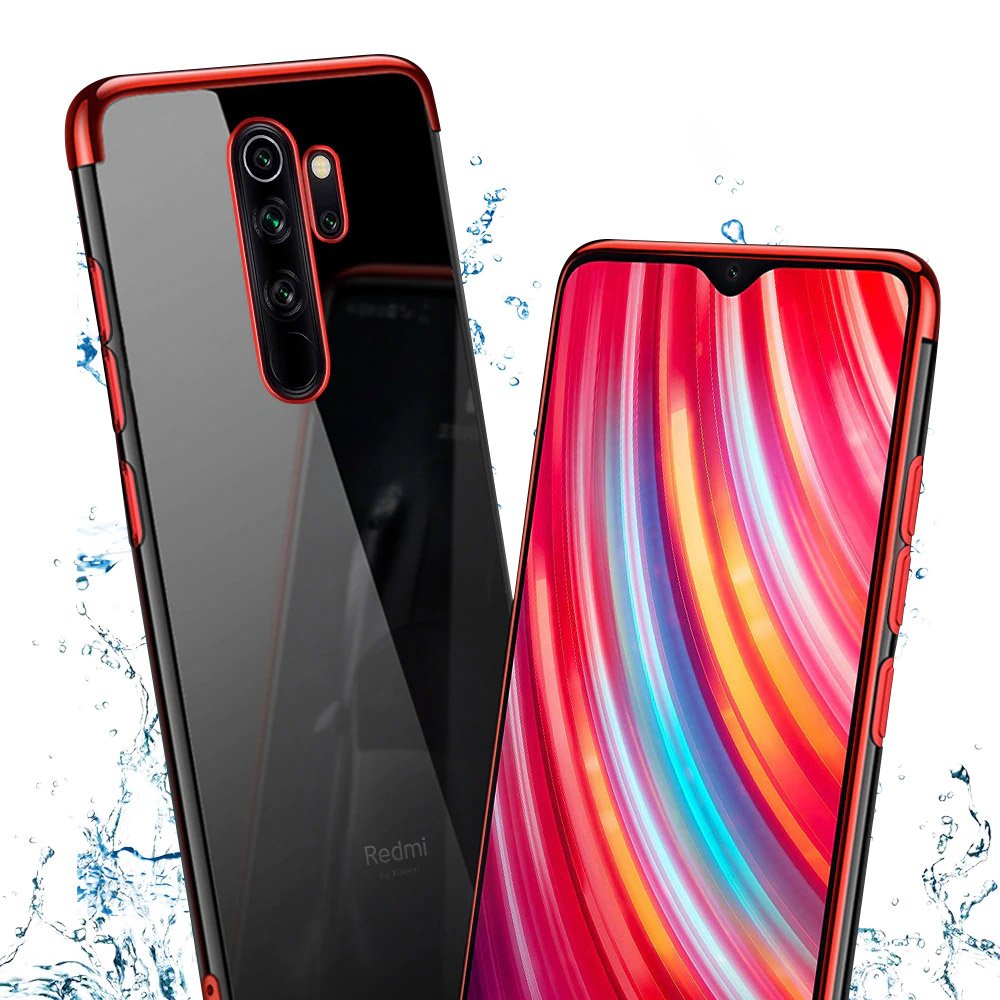 Pokrowiec silikonowy z ramk� Electro czerwony Xiaomi Mi 9T / 8