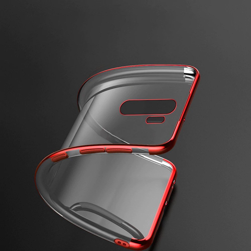 Pokrowiec silikonowy z ramk Electro czerwony Xiaomi Mi 9T / 9