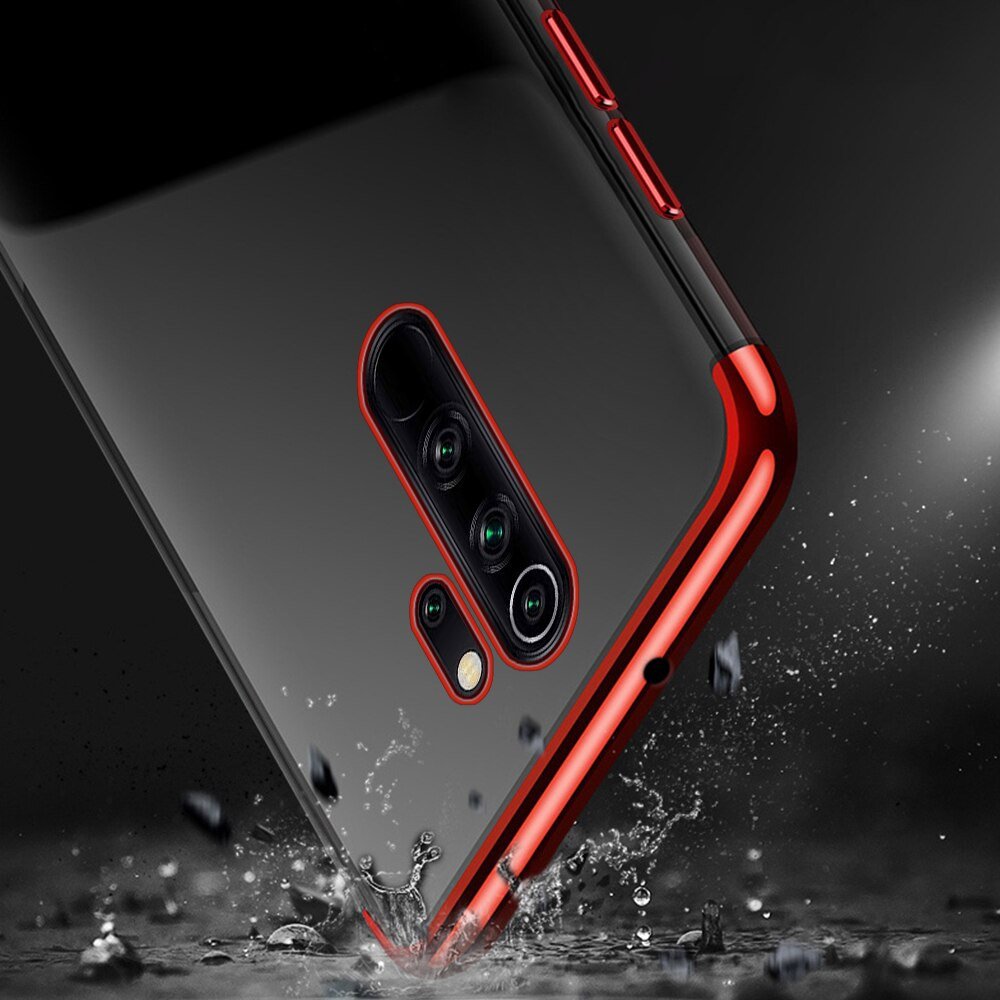 Pokrowiec silikonowy z ramk Electro czerwony Xiaomi Mi 9T Pro / 10