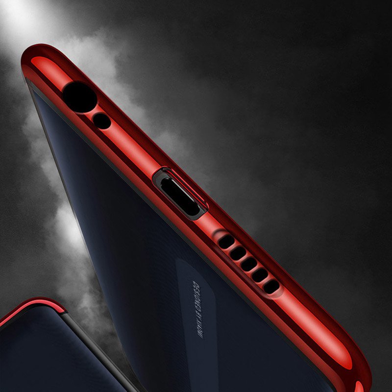 Pokrowiec silikonowy z ramk Electro czerwony Xiaomi Redmi 8A / 7