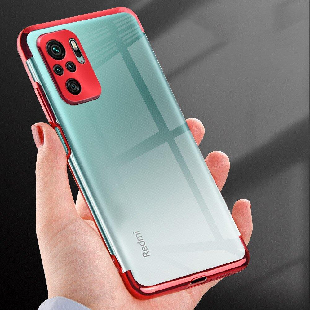 Pokrowiec silikonowy z ramką Electro czerwony Xiaomi Redmi K40 Pro Plus / 6 Pokrowiec silikonowy z ramką Electro czerwony Xiaomi Redmi K40 Pro Plus / 6