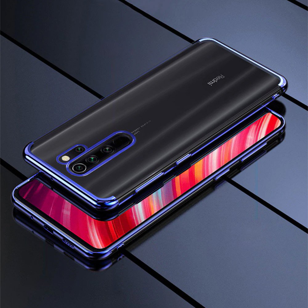 Pokrowiec silikonowy z ramką Electro czerwony Xiaomi Redmi Note 8 Pro / 6 Pokrowiec silikonowy z ramką Electro czerwony Xiaomi Redmi Note 8 Pro / 6