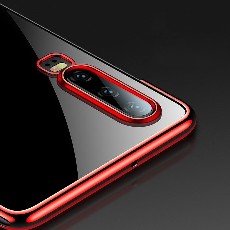 Pokrowiec silikonowy z ramk� Electro niebieski Huawei P Smart Pro / 3