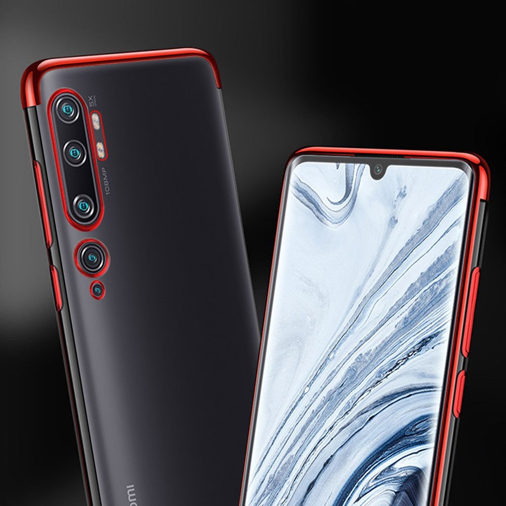 Pokrowiec silikonowy z ramk� Electro niebieski Xiaomi Mi Note 10 Pro / 2