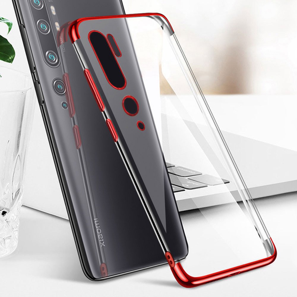 Pokrowiec silikonowy z ramk� Electro niebieski Xiaomi Mi Note 10 Pro / 3