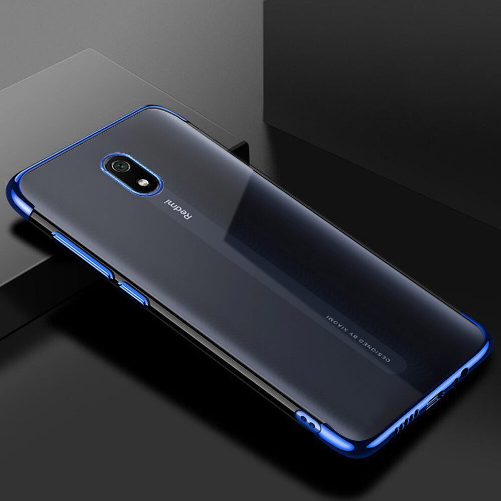 Pokrowiec silikonowy z ramk� Electro niebieski Xiaomi Redmi 8A / 2