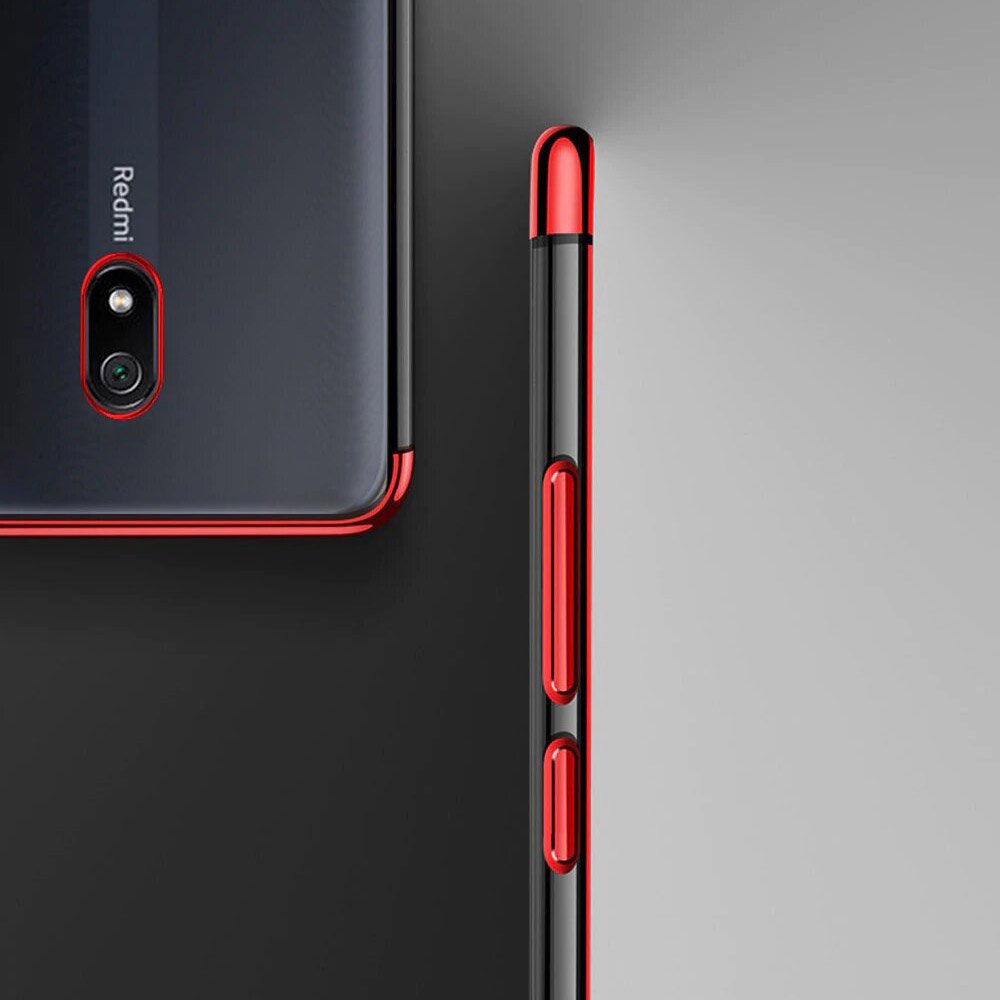 Pokrowiec silikonowy z ramk� Electro niebieski Xiaomi Redmi 8A / 3