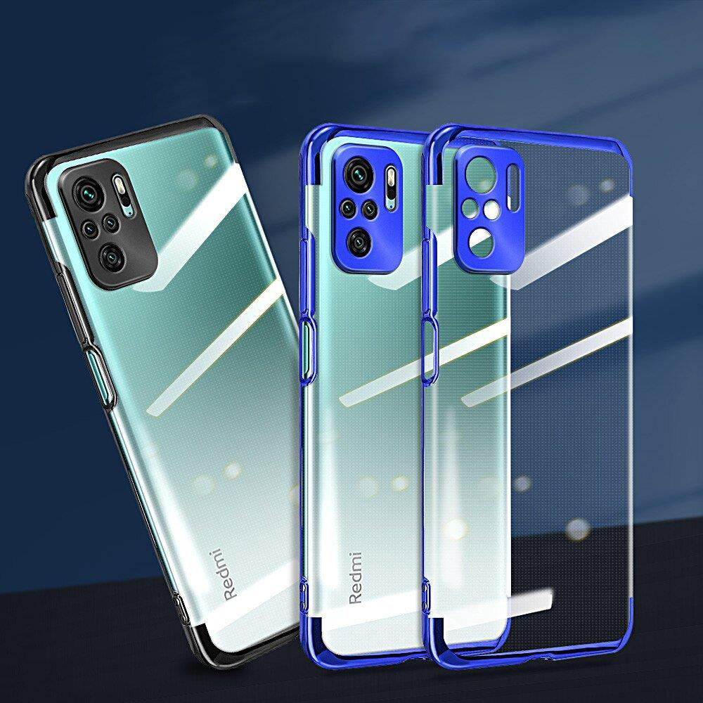 Pokrowiec silikonowy z ramką Electro niebieski Xiaomi Redmi K40 Pro Plus / 8 Pokrowiec silikonowy z ramką Electro niebieski Xiaomi Redmi K40 Pro Plus / 8