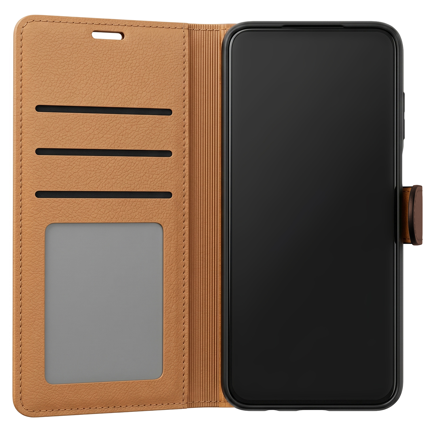 Pokrowiec sk�rzane Smart Luxe br�zowe Samsung Galaxy S4 / 7