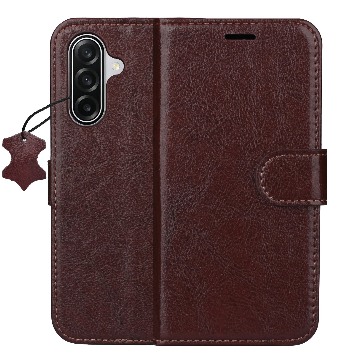 Pokrowiec sk�rzane Smart Luxe br�zowe Samsung Galaxy A36 5G