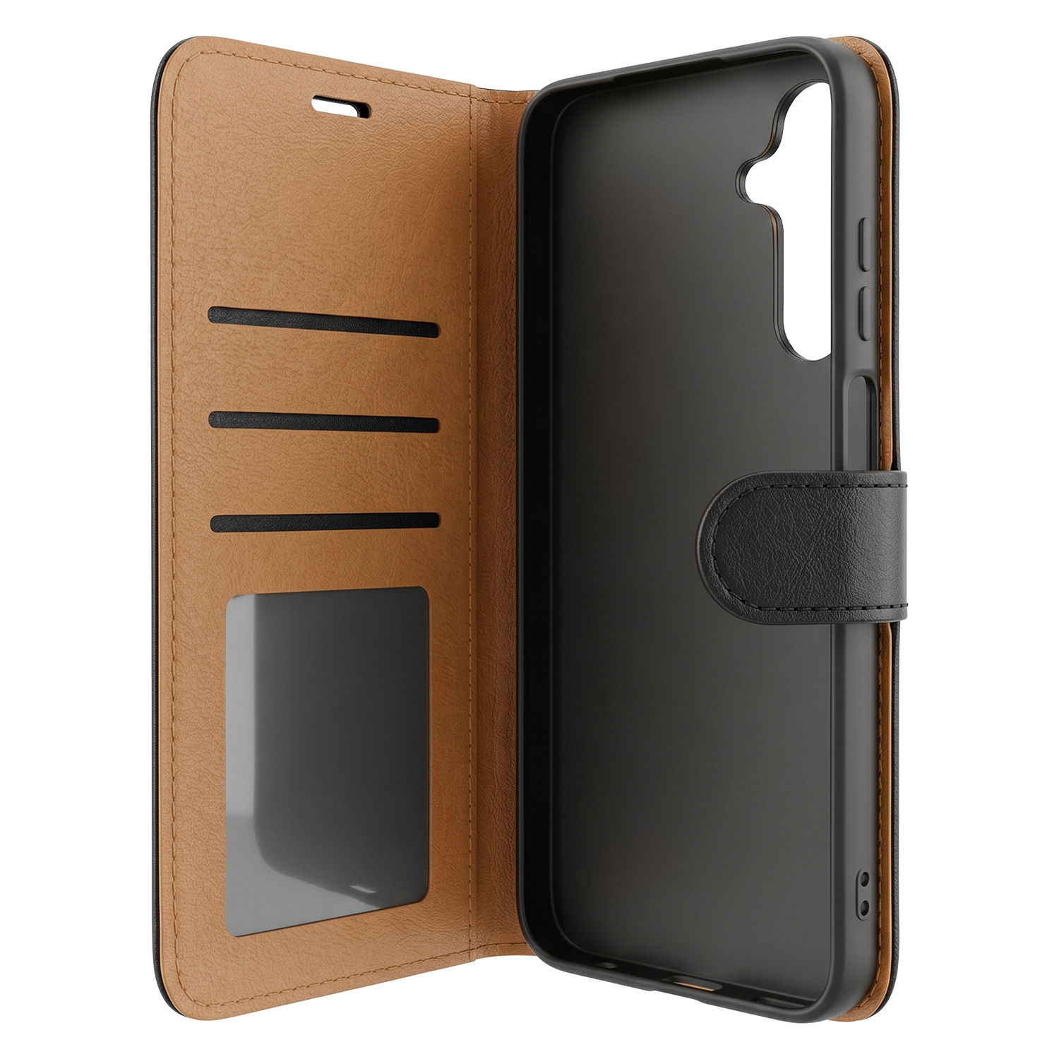 Pokrowiec sk�rzane Smart Luxe czarny Samsung Galaxy A27 5G / 4