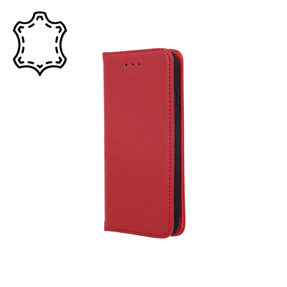 Pokrowiec skrzane Smart Pro bordowe Xiaomi Redmi 10