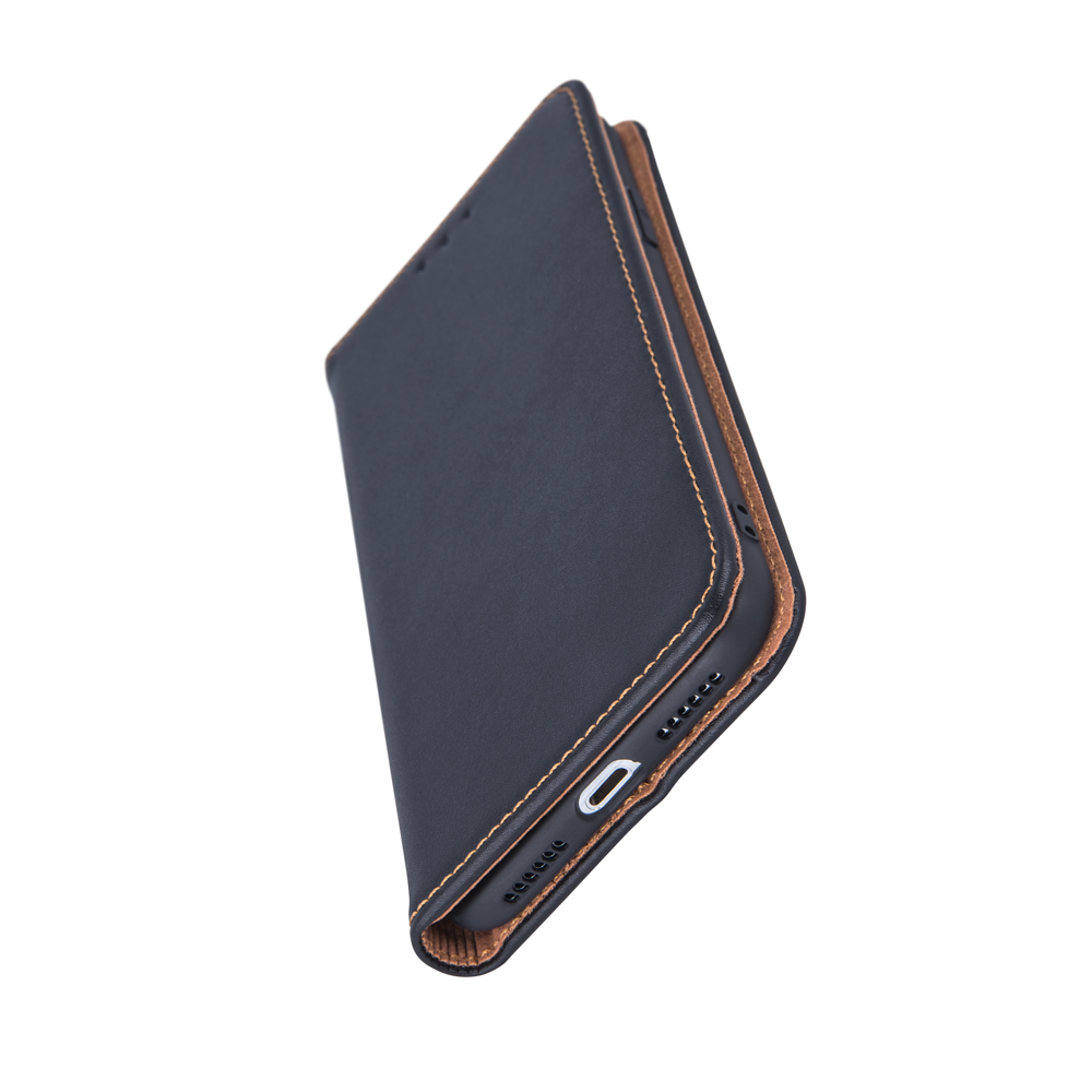 Pokrowiec skrzane Smart Pro czarny Xiaomi Redmi Note 10 4G / 2