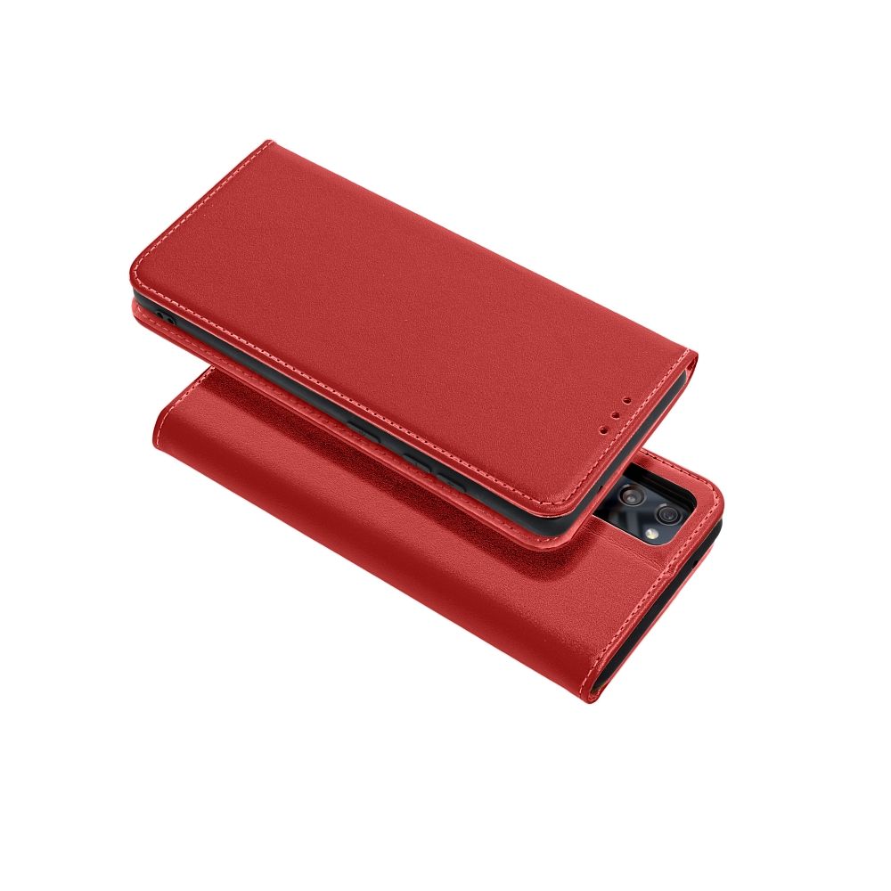 Pokrowiec skrzany Forcell Smart Pro bordowy Xiaomi Redmi 12C / 7