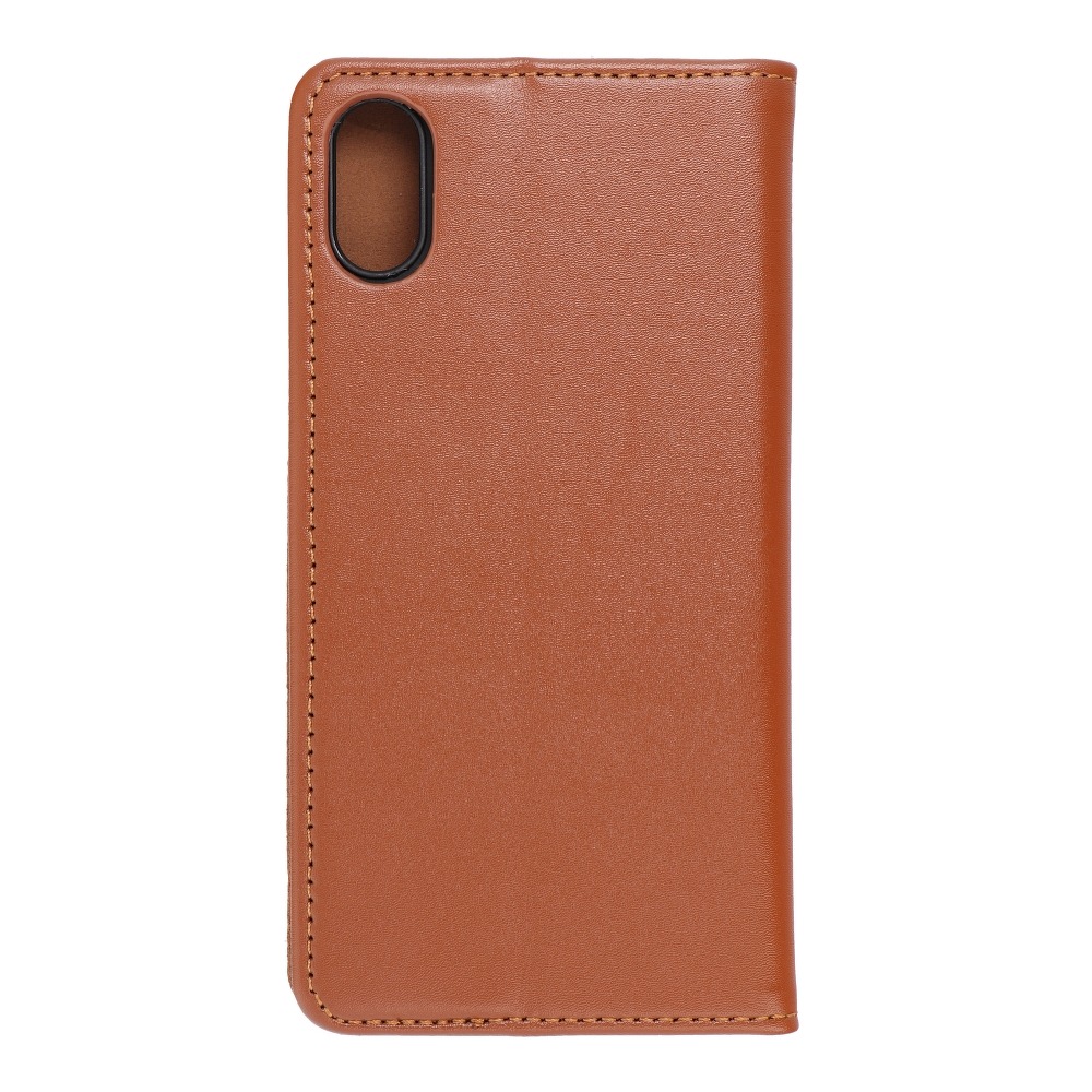 Pokrowiec sk�rzany Forcell Smart Pro br�zowy Apple iPhone X / 2