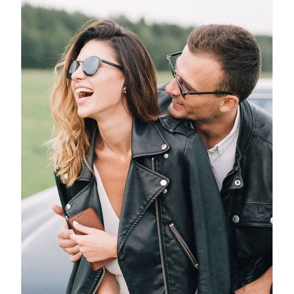 Pokrowiec sk�rzany Forcell Smart Pro br�zowy Samsung Galaxy S25 FE / 8