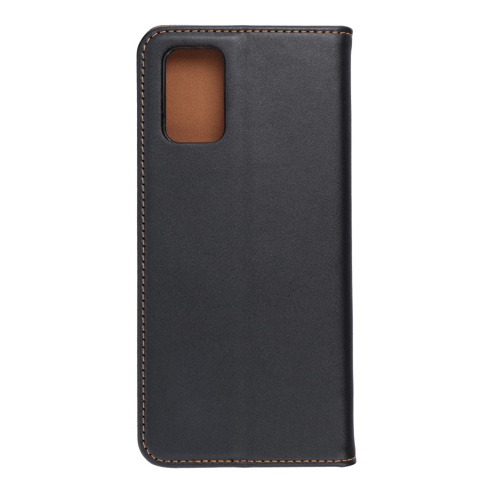 Pokrowiec sk�rzany Forcell Smart Pro czarny Samsung A02S / 2