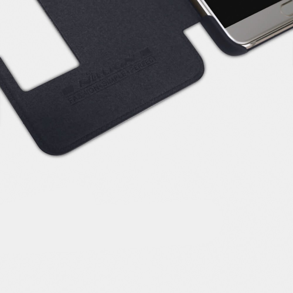 Pokrowiec sk�rzany Nillkin Qin bia�y Huawei Mate 10 / 9