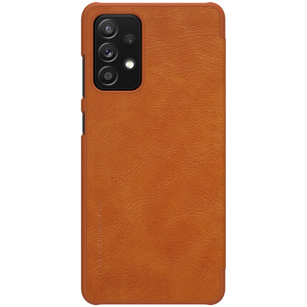 Pokrowiec skórzany Nillkin Qin brązowy Samsung Galaxy A72 4G / 2 Pokrowiec skórzany Nillkin Qin brązowy Samsung Galaxy A72 4G / 2