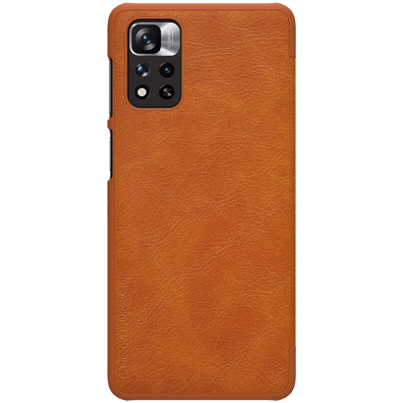 Pokrowiec sk�rzany Nillkin Qin br�zowy Xiaomi Redmi Note 11 Pro Plus 5G / 3