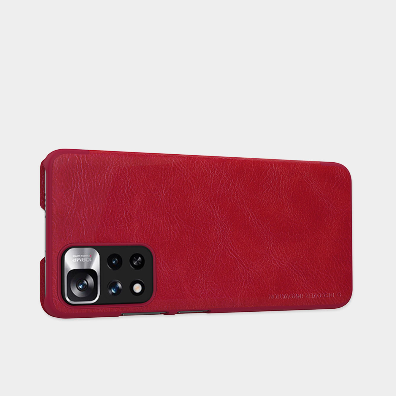 Pokrowiec sk�rzany Nillkin Qin br�zowy Xiaomi Redmi Note 11 Pro Plus 5G / 8