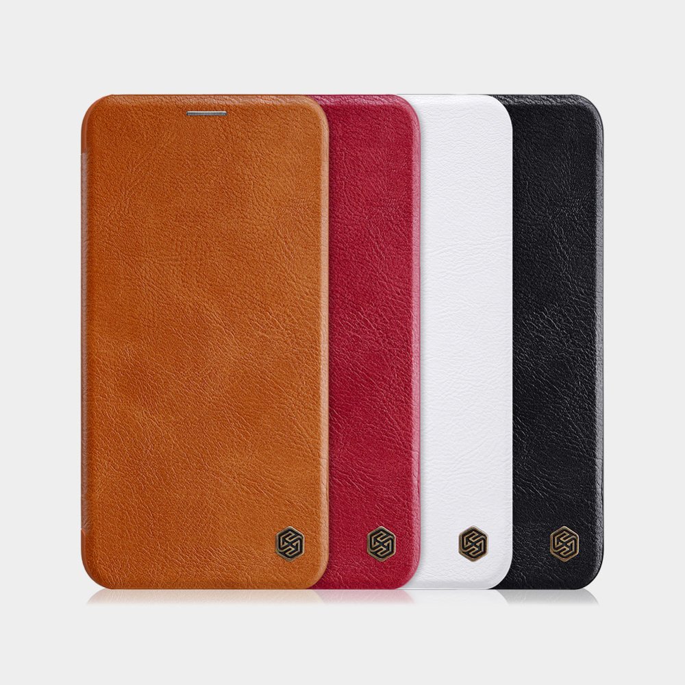 Pokrowiec skórzany Nillkin Qin czarny Apple iPhone 11 Pro / 6 Pokrowiec skórzany Nillkin Qin czarny Apple iPhone 11 Pro / 6