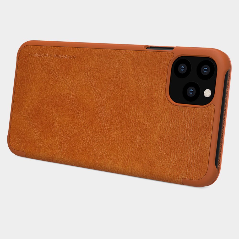 Pokrowiec skórzany Nillkin Qin czarny Apple iPhone 11 Pro Max / 11 Pokrowiec skórzany Nillkin Qin czarny Apple iPhone 11 Pro Max / 11