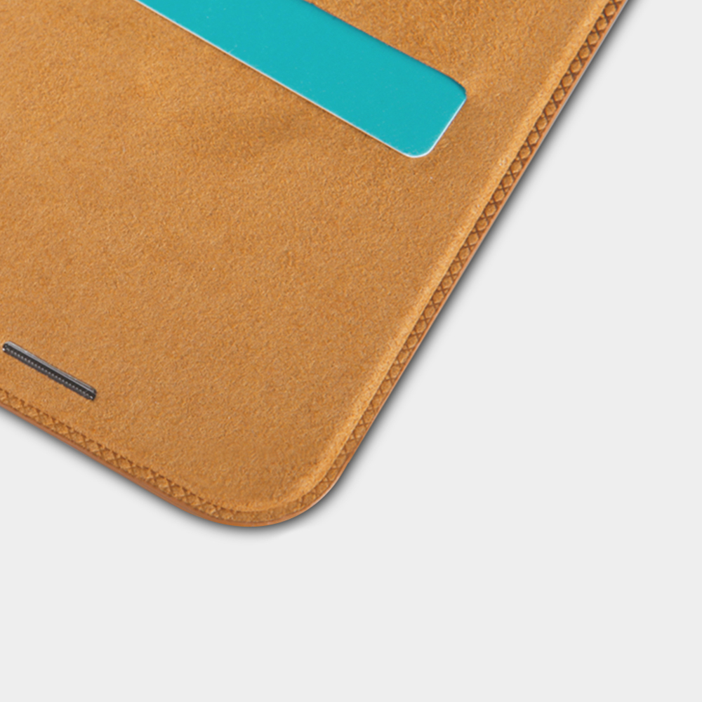 Pokrowiec sk�rzany Nillkin Qin czarny Apple iPhone XS Max / 10