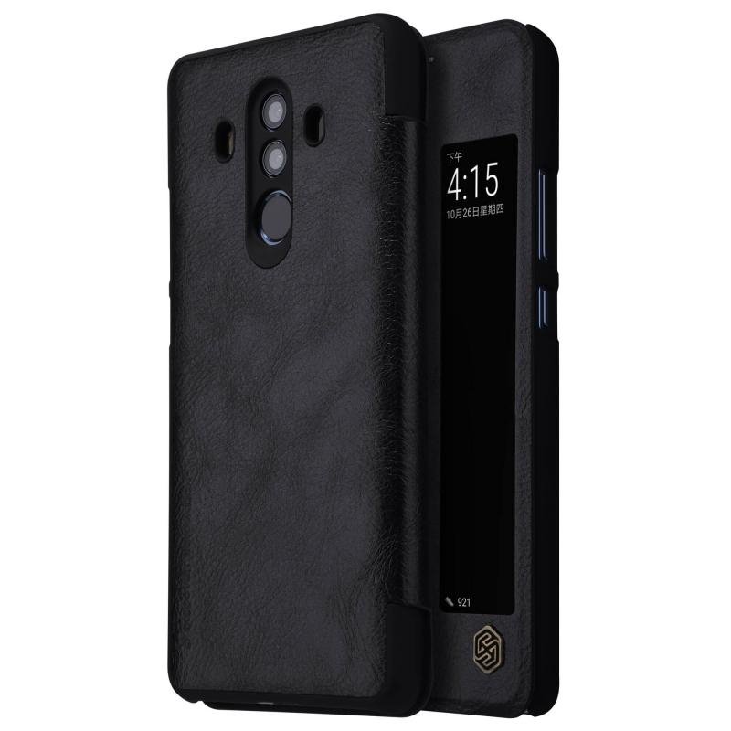 Pokrowiec sk�rzany Nillkin Qin czarny Huawei Mate 10 Pro