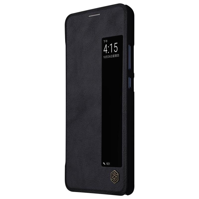 Pokrowiec sk�rzany Nillkin Qin czarny Huawei Mate 10 Pro / 2