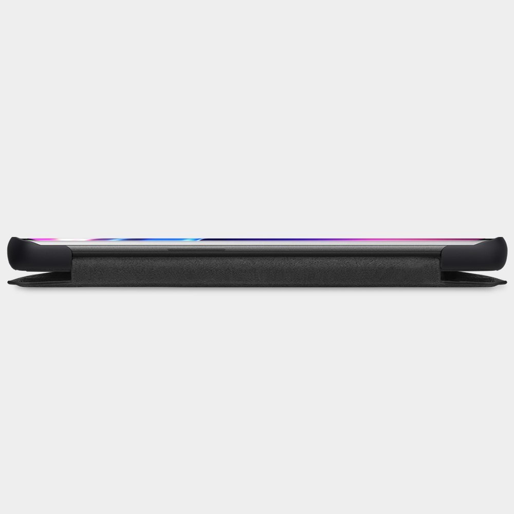 Pokrowiec skrzany Nillkin Qin czarny OnePlus 9 Pro / 9