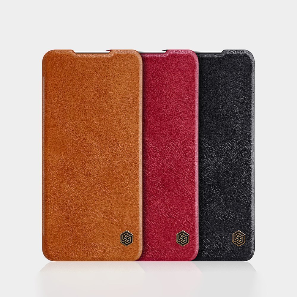 Pokrowiec sk�rzany Nillkin Qin czarny Samsung A32 5G / 5