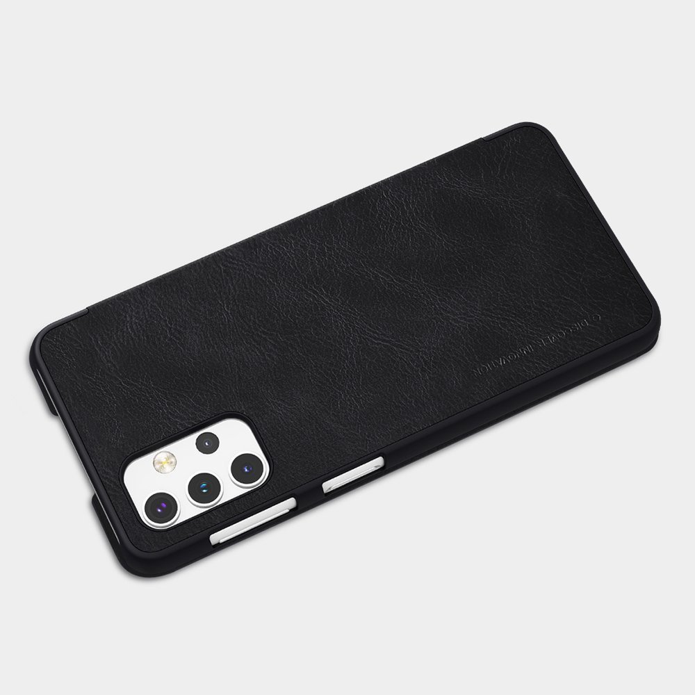 Pokrowiec sk�rzany Nillkin Qin czarny Samsung A32 5G / 7