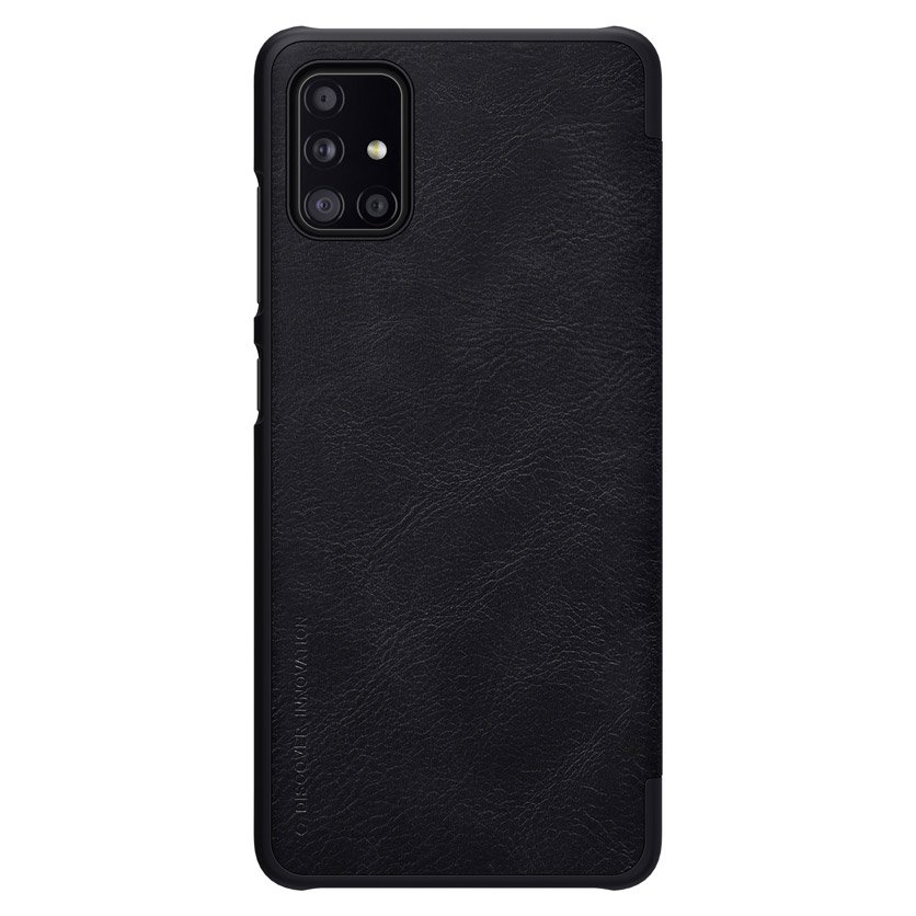 Pokrowiec sk�rzany Nillkin Qin czarny Samsung A51 5G / 3